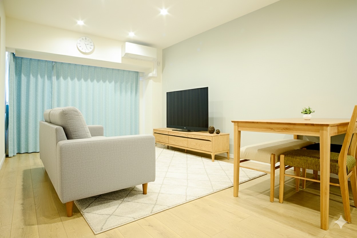 【築27年マンション】間取りを変えず北欧風に内装リノベーション