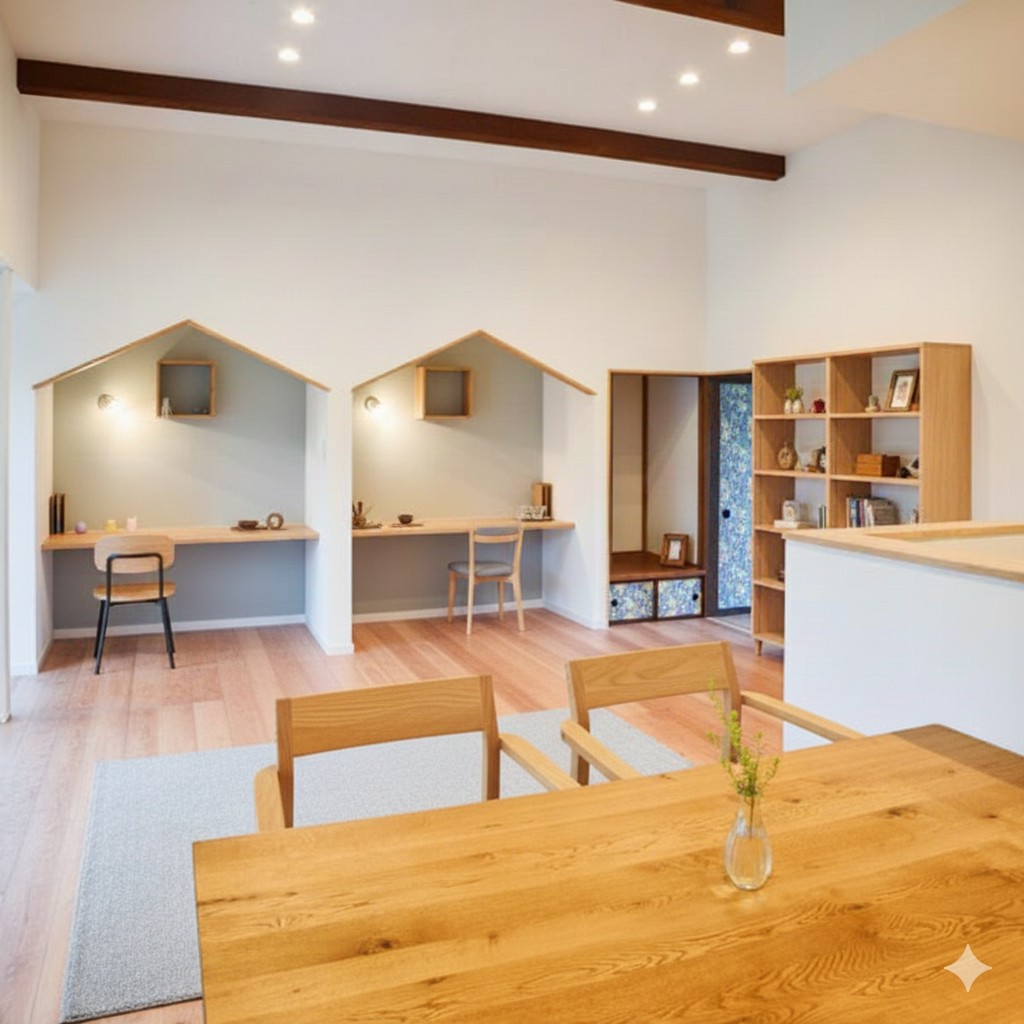 【中古住宅リノベーション】光が差し込む明るいLDKに